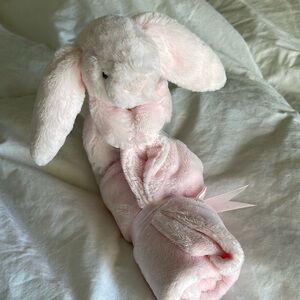 Pink bunny jelly cat soother. Brand new with tags.